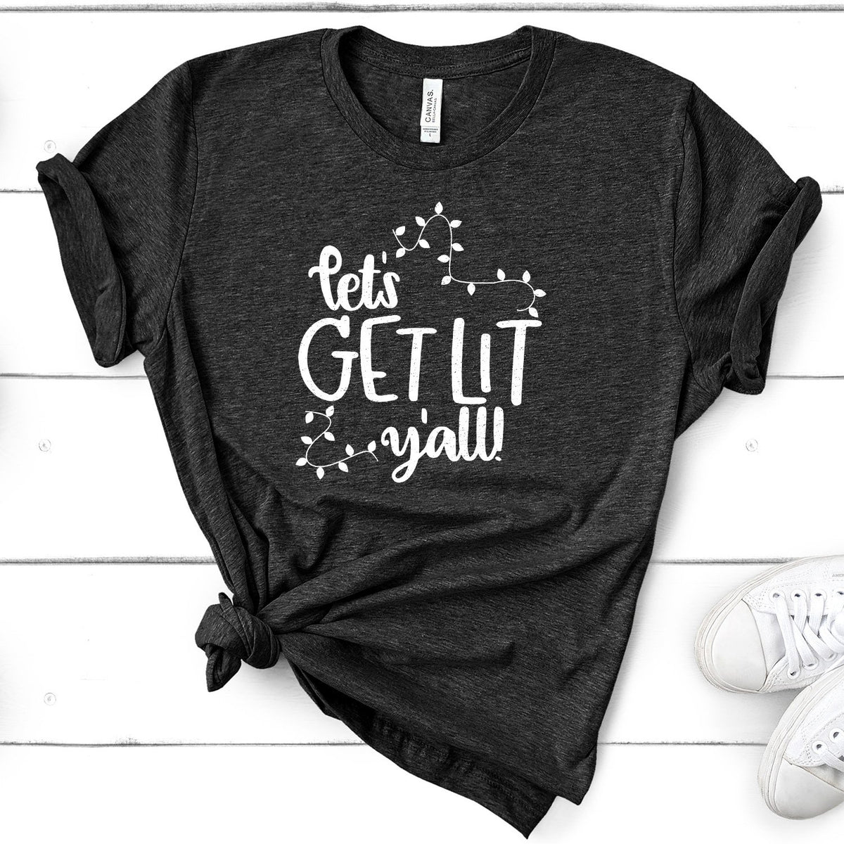 Let's Get Lit Y'all - Short Sleeve Tee Shirt