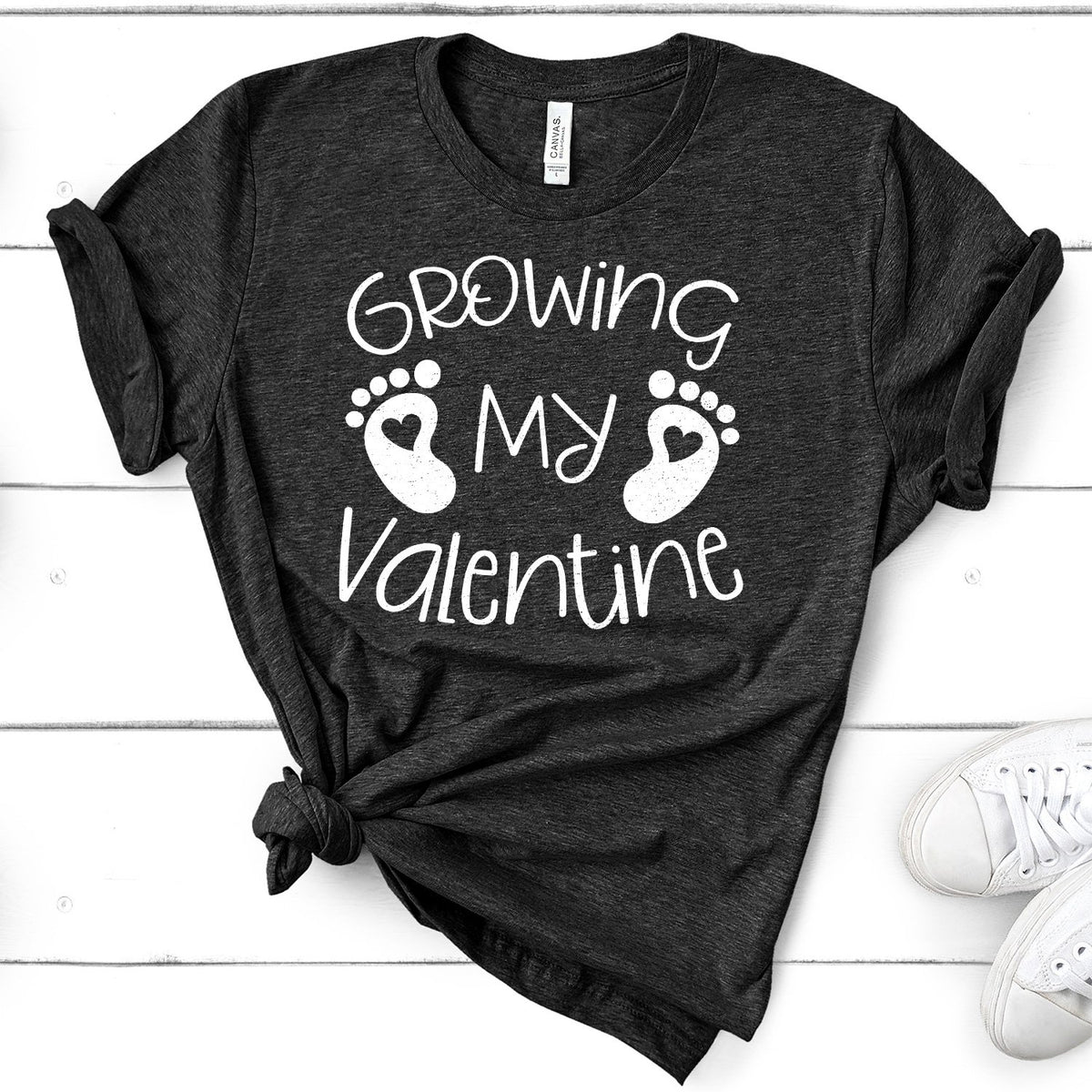 Growing My Valentine - Short Sleeve Tee Shirt