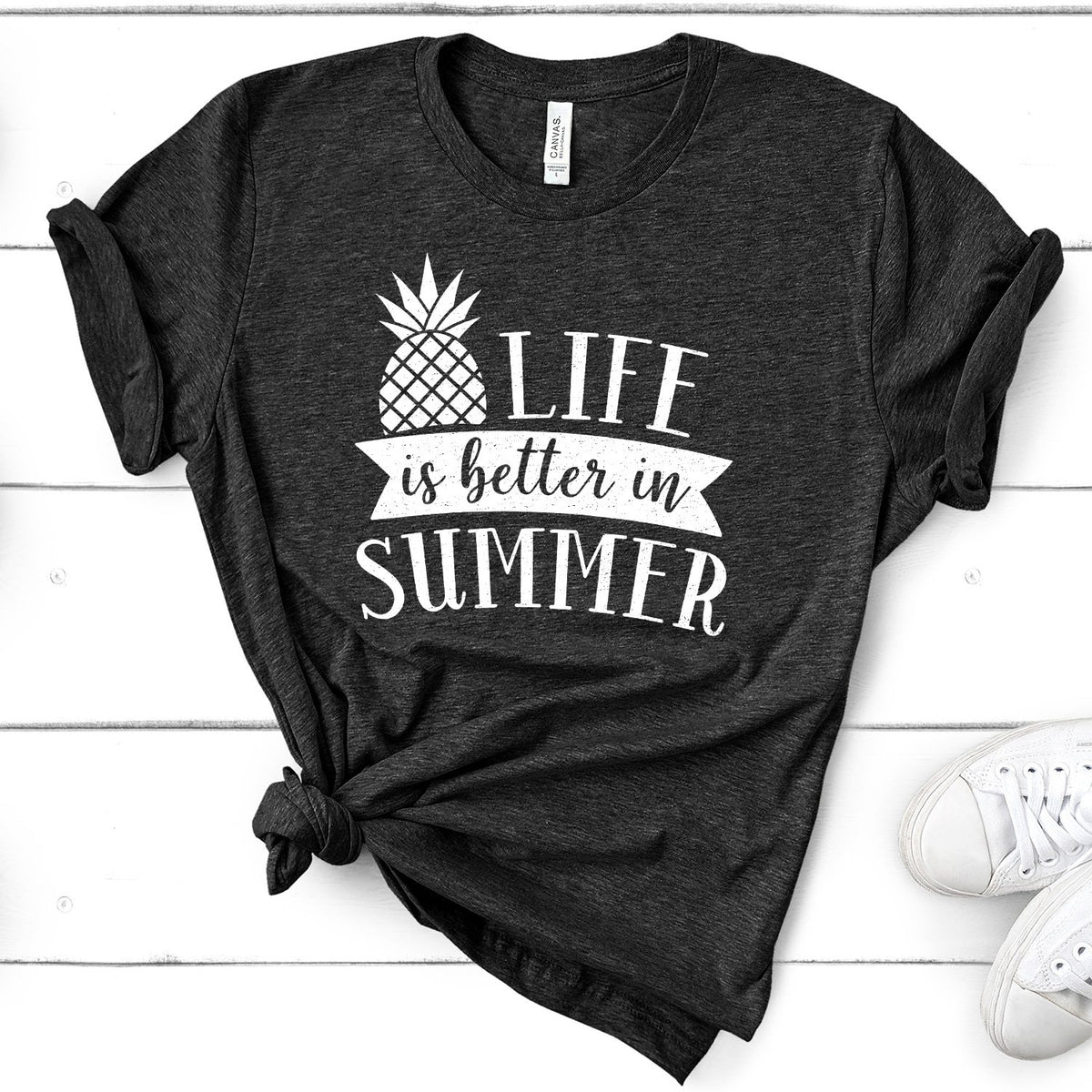Life is Better in Summer - Short Sleeve Tee Shirt