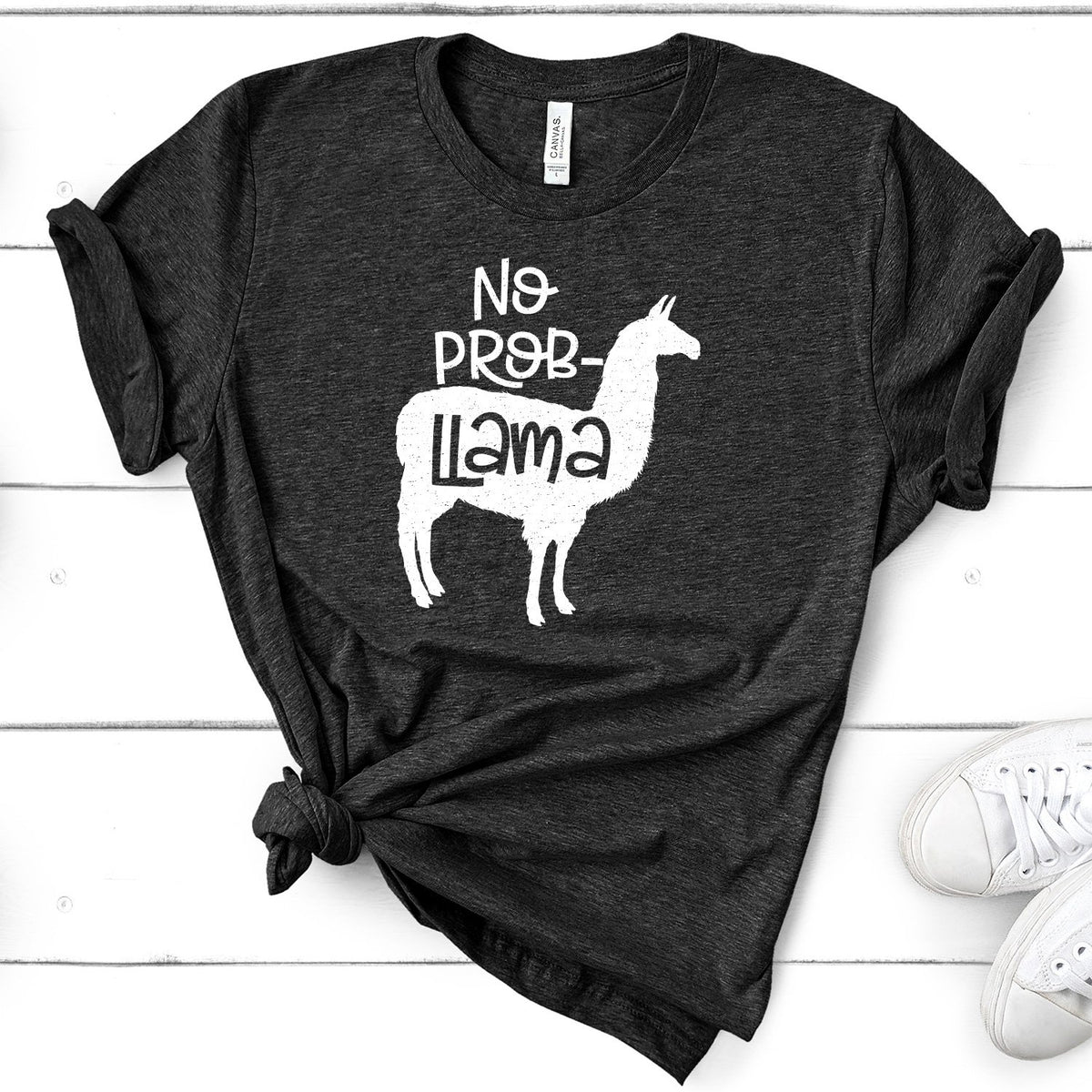 No Problem Llama - Short Sleeve Tee Shirt