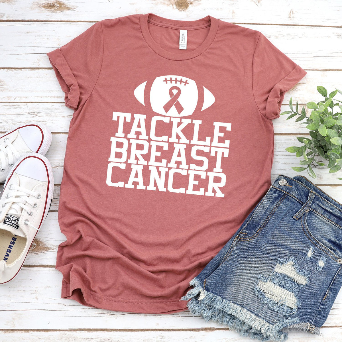 Tackle Breast Cancer - Short Sleeve Tee Shirt