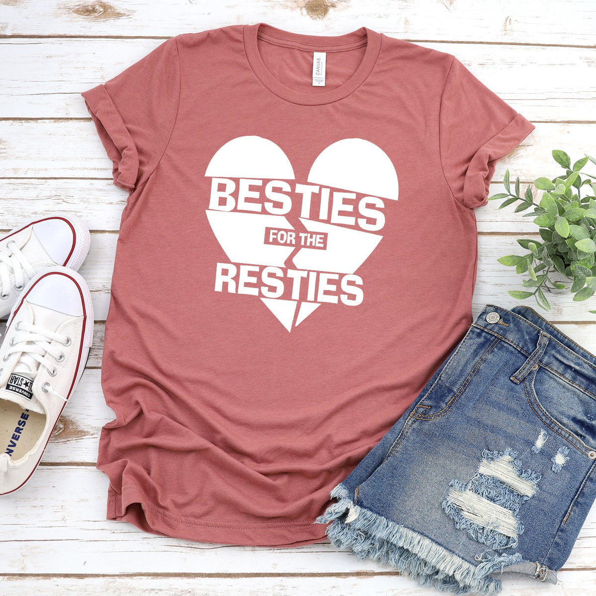 Besties For The Resties - Short Sleeve Tee Shirt