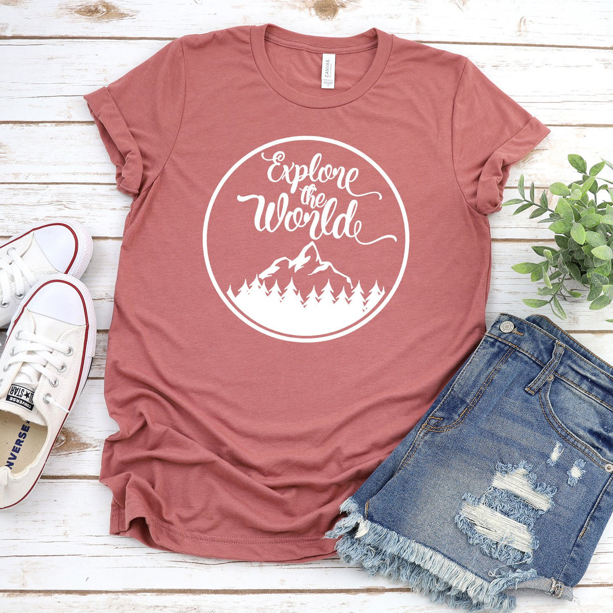 Explore The World - Short Sleeve Tee Shirt