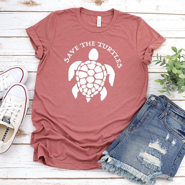 Save The Turtles - Short Sleeve Tee Shirt