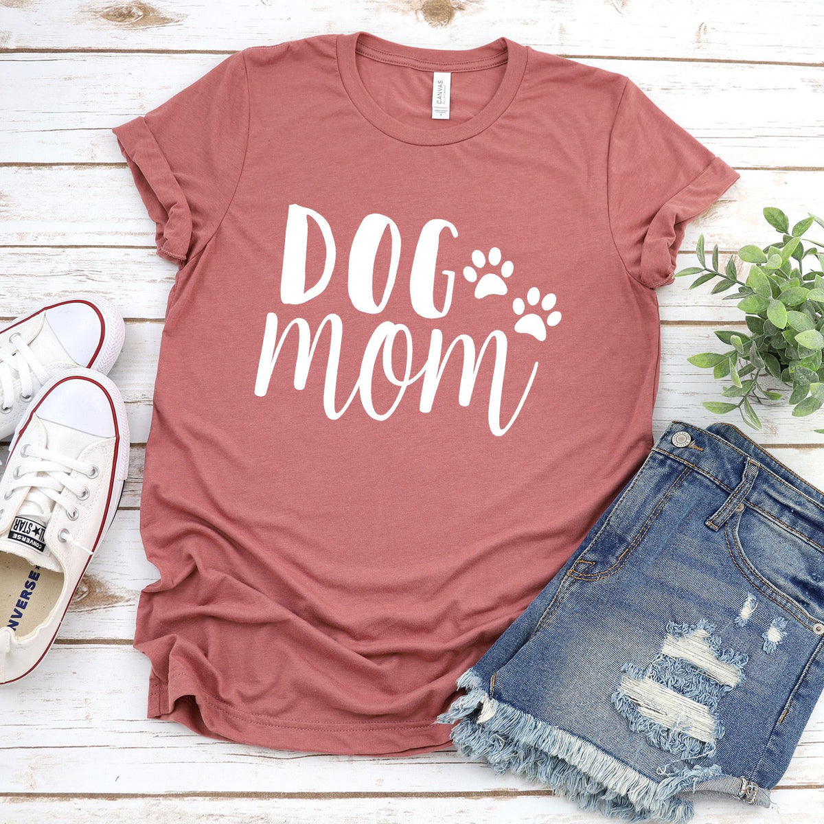 Dog Mom - Short Sleeve Tee Shirt