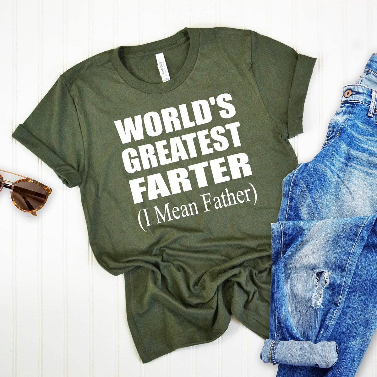 World&#39;s Greatest Farter (I Mean Father) - Short Sleeve Tee Shirt