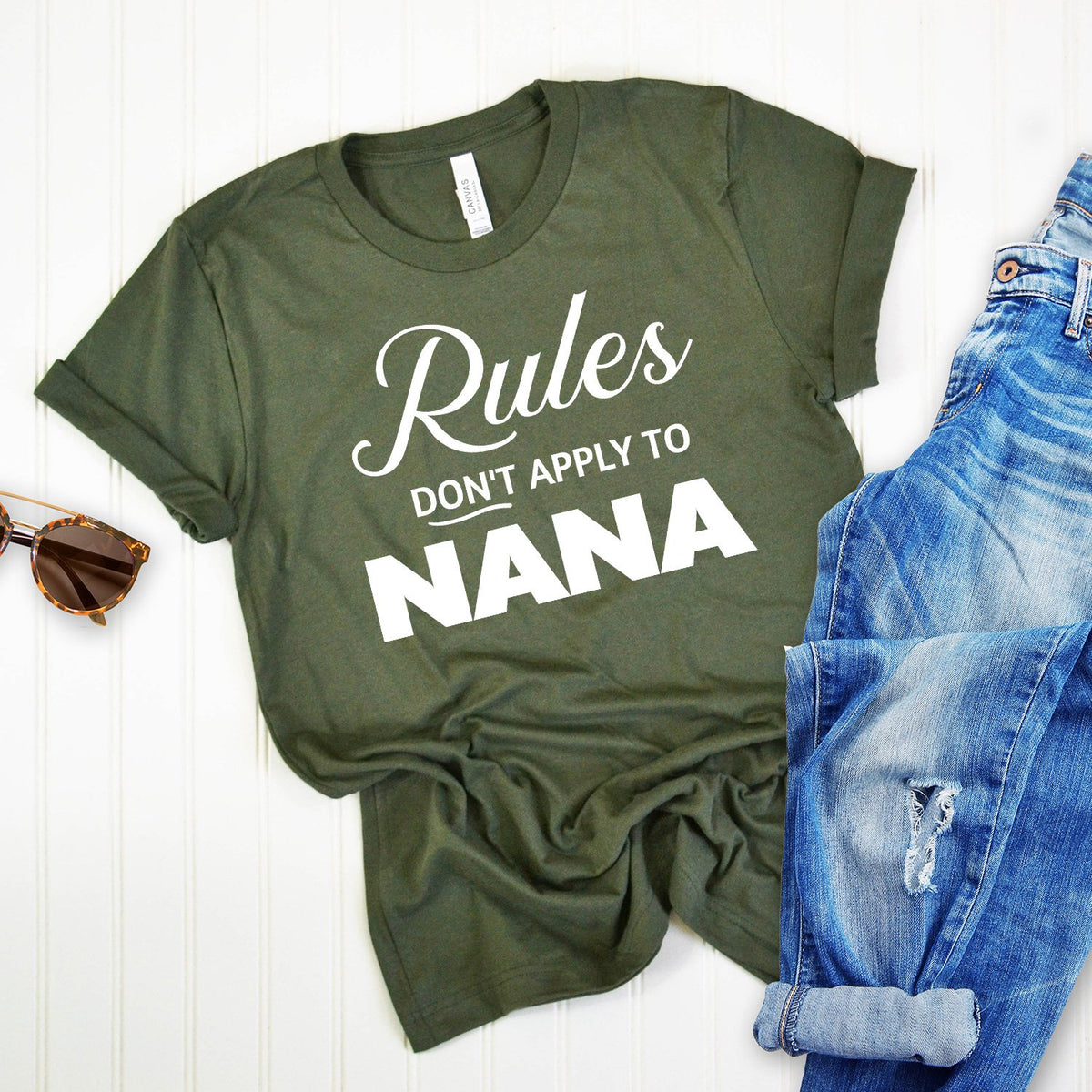 Rules Don&#39;t Apply To Nana - Short Sleeve Tee Shirt