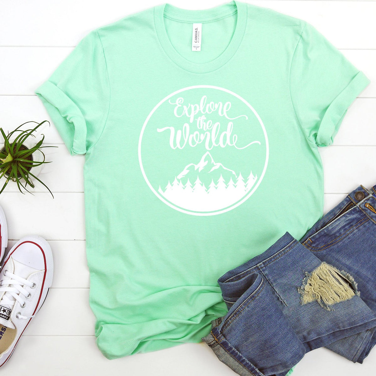 Explore The World - Short Sleeve Tee Shirt