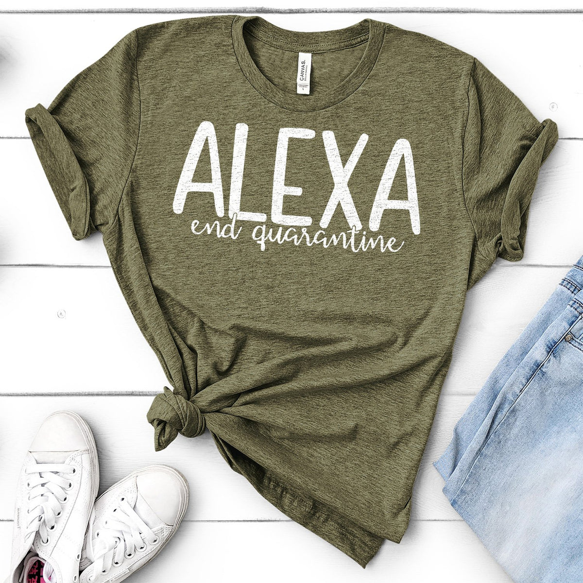 Alexa End Quarantine - Short Sleeve Tee Shirt