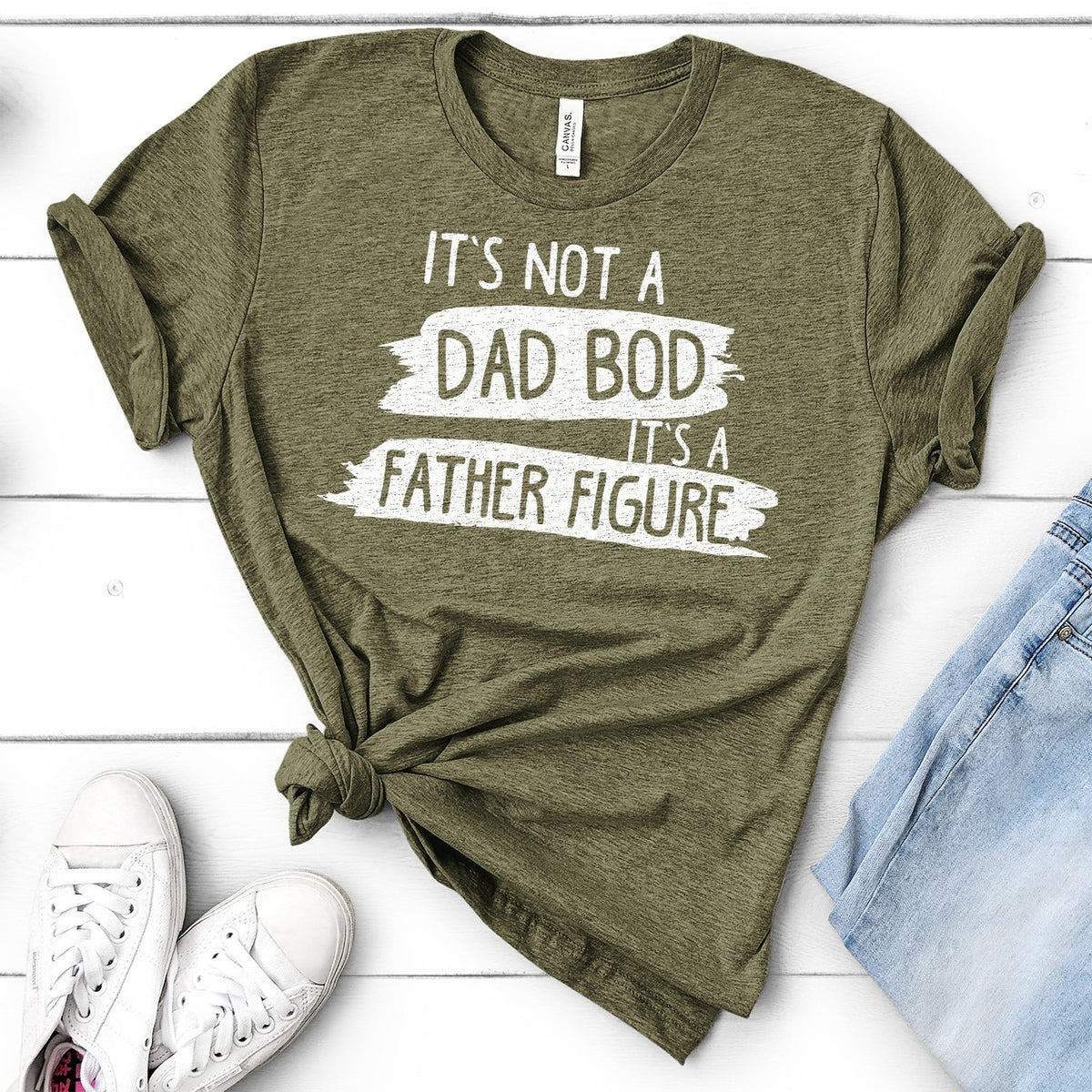 It&#39;s Not A Dad Bod It&#39;s A Father Figure - Short Sleeve Tee Shirt