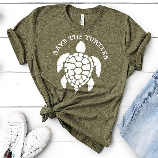 Save The Turtles - Short Sleeve Tee Shirt