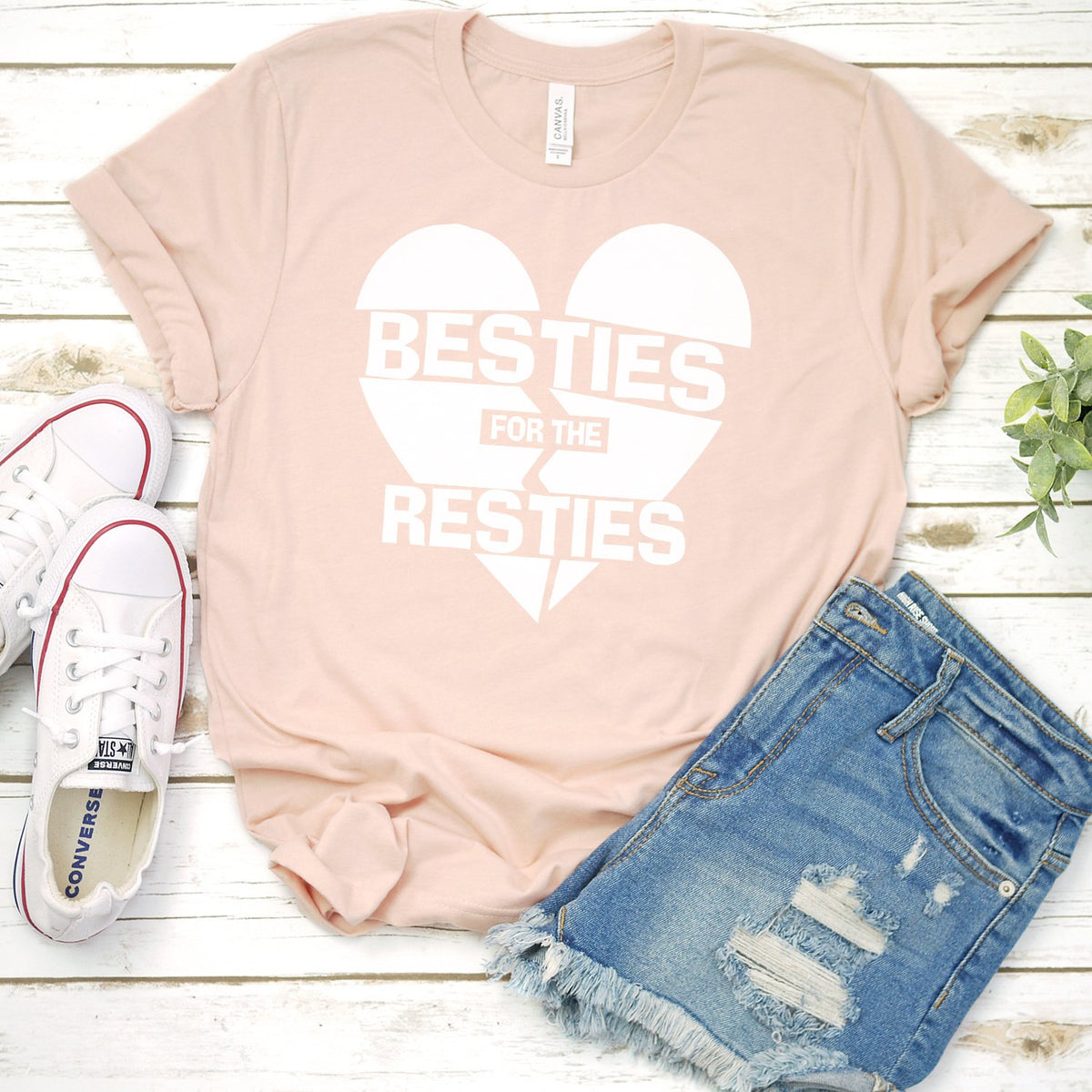 Besties For The Resties - Short Sleeve Tee Shirt
