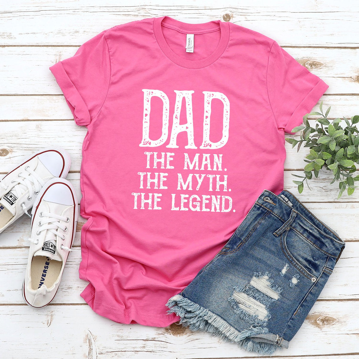 DAD The Man The Myth The Legend - Short Sleeve Tee Shirt