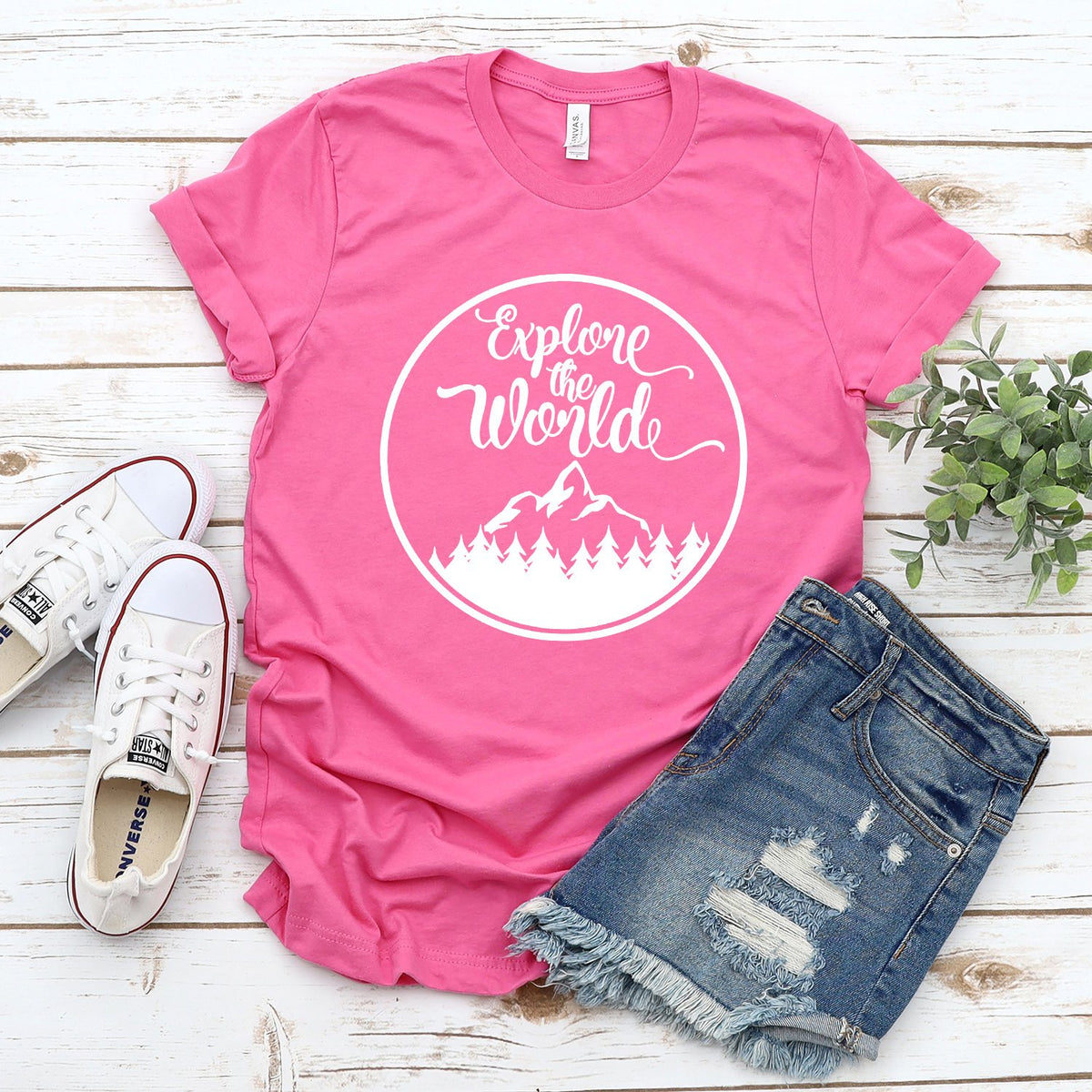 Explore The World - Short Sleeve Tee Shirt