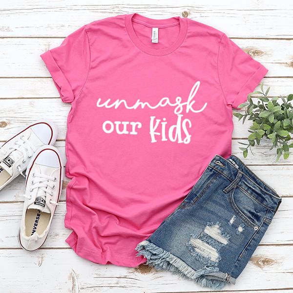Unmask Our Kids - Short Sleeve Tee Shirt