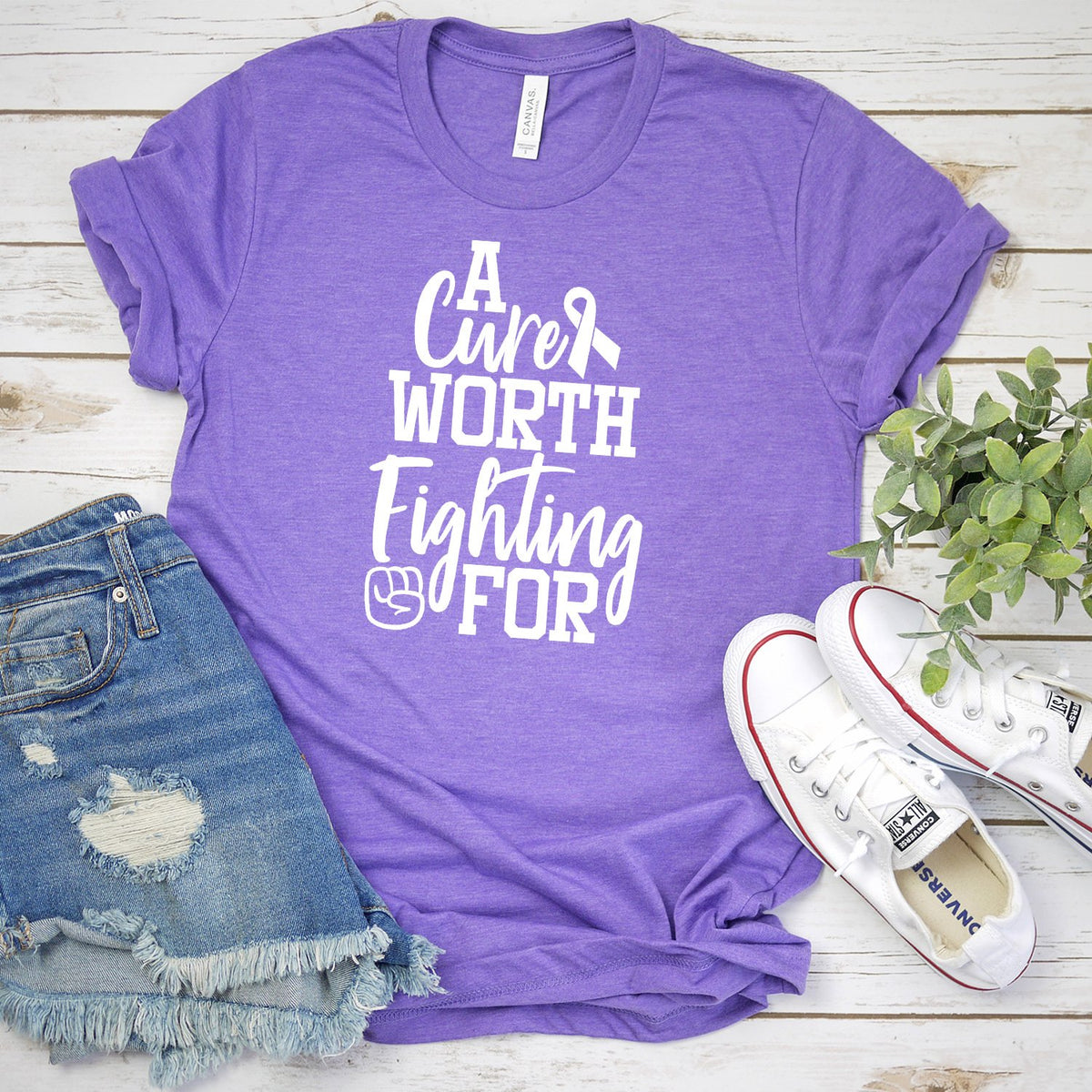 A Cure Worth Fighting For - Short Sleeve Tee Shirt