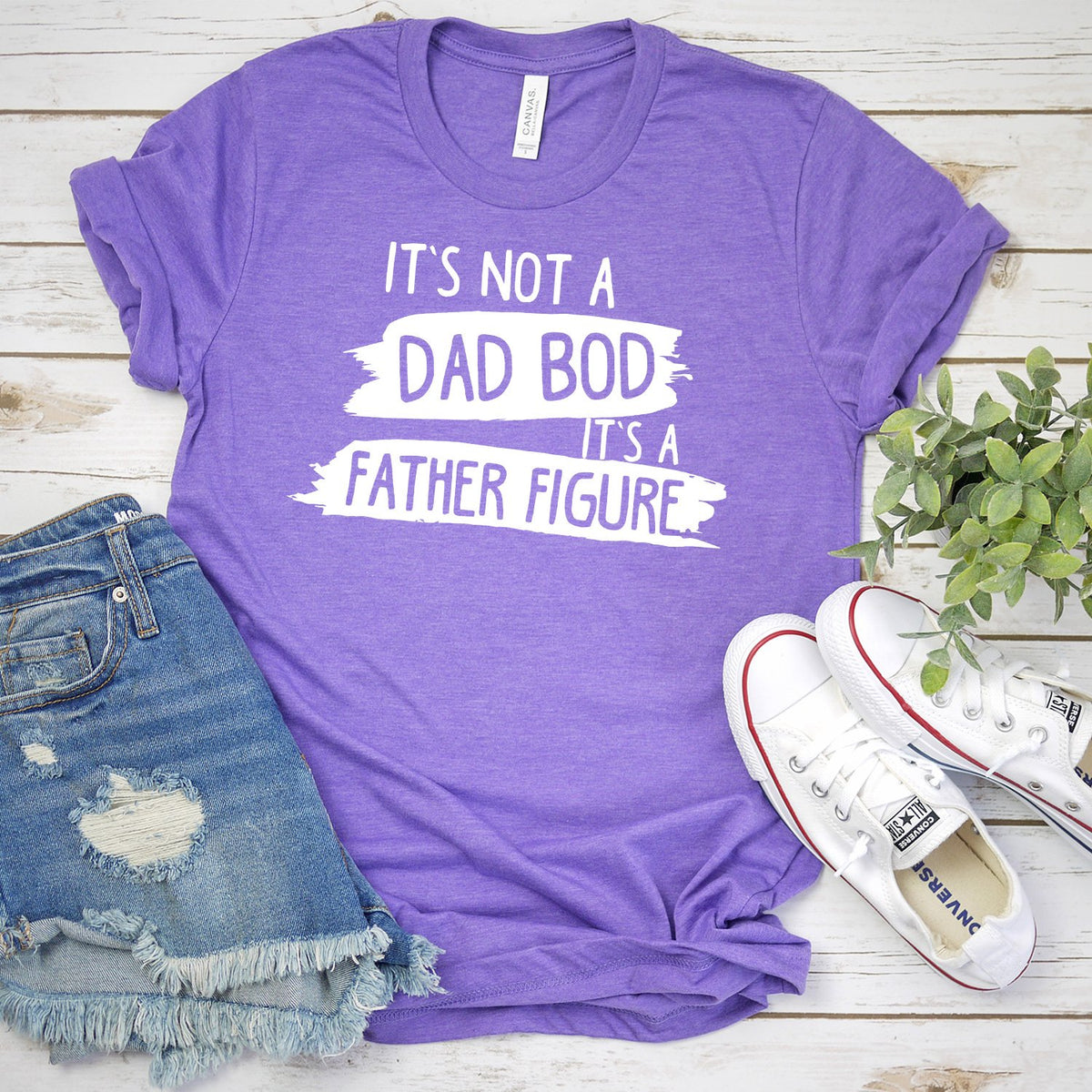 It&#39;s Not A Dad Bod It&#39;s A Father Figure - Short Sleeve Tee Shirt