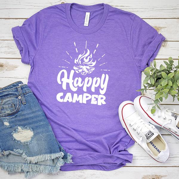 Happy Camper - Short Sleeve Tee Shirt