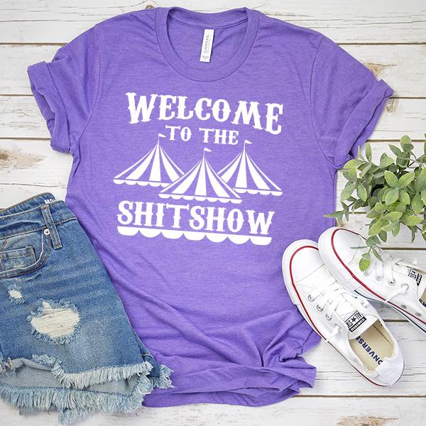 Welcome to the Shitshow Sticker  New Orleans Graphic Fashion Tees