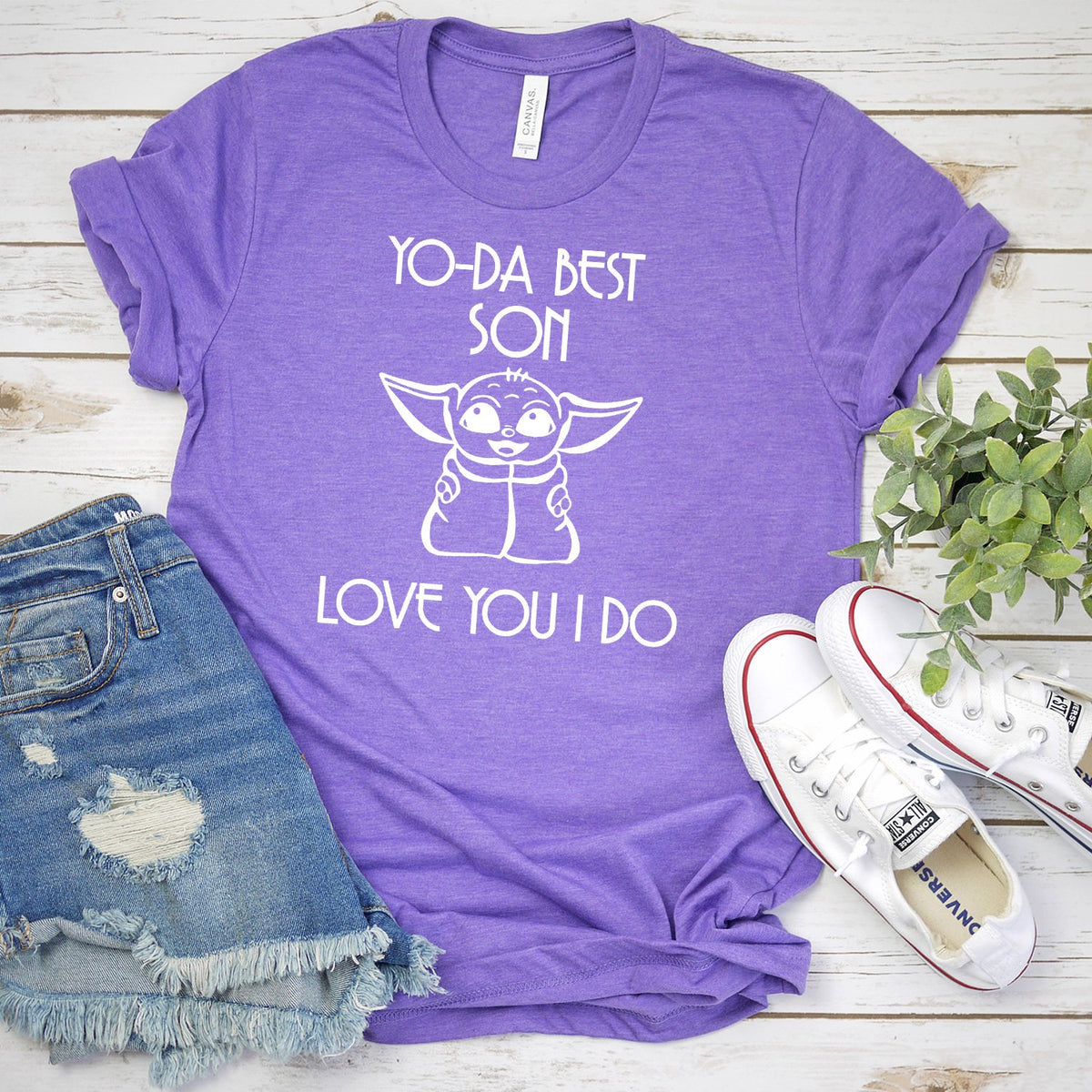 Yo-Da Best Son Love You I Do - Short Sleeve Tee Shirt