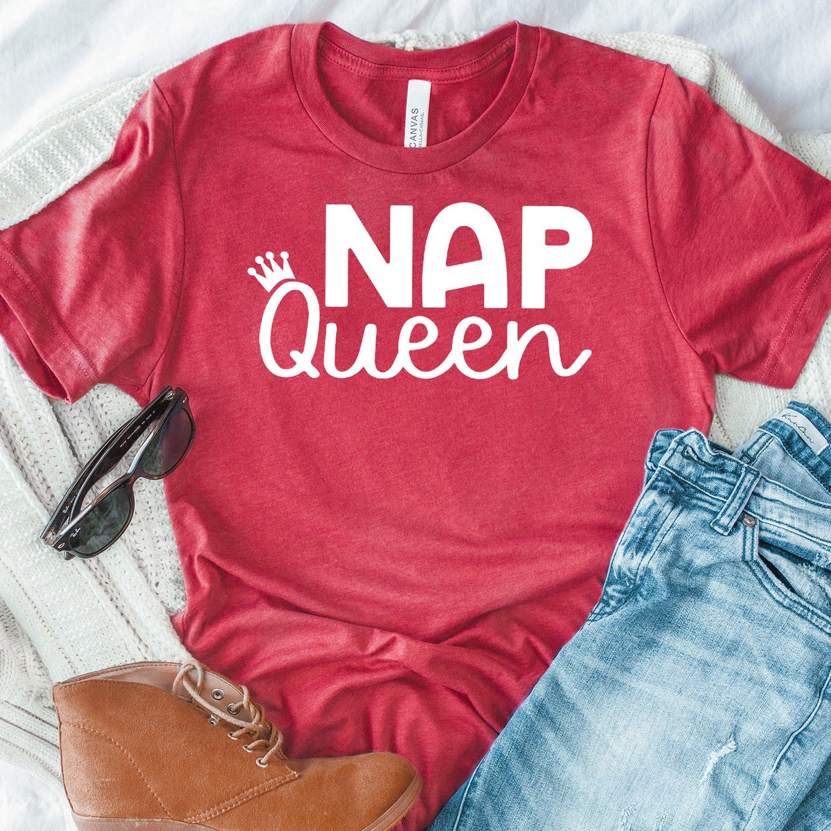 Nap Queen - Short Sleeve Tee Shirt