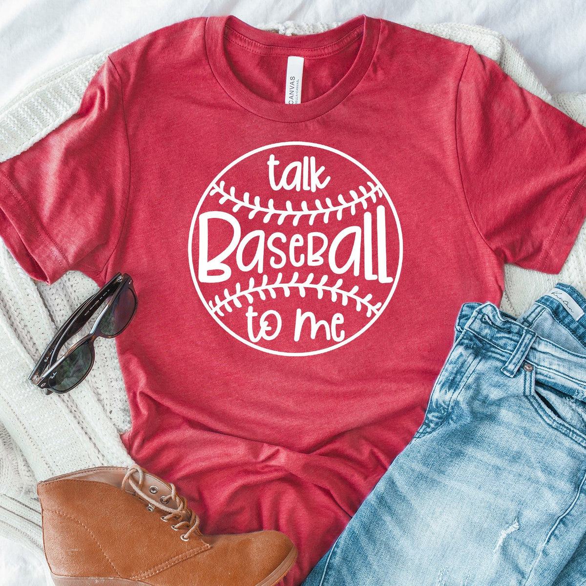 Talk Baseball To Me - Short Sleeve Tee Shirt