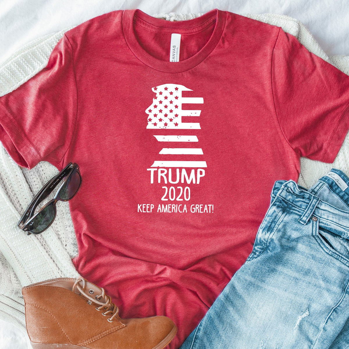 Trump 2020 Keep America Great - Short Sleeve Tee Shirt