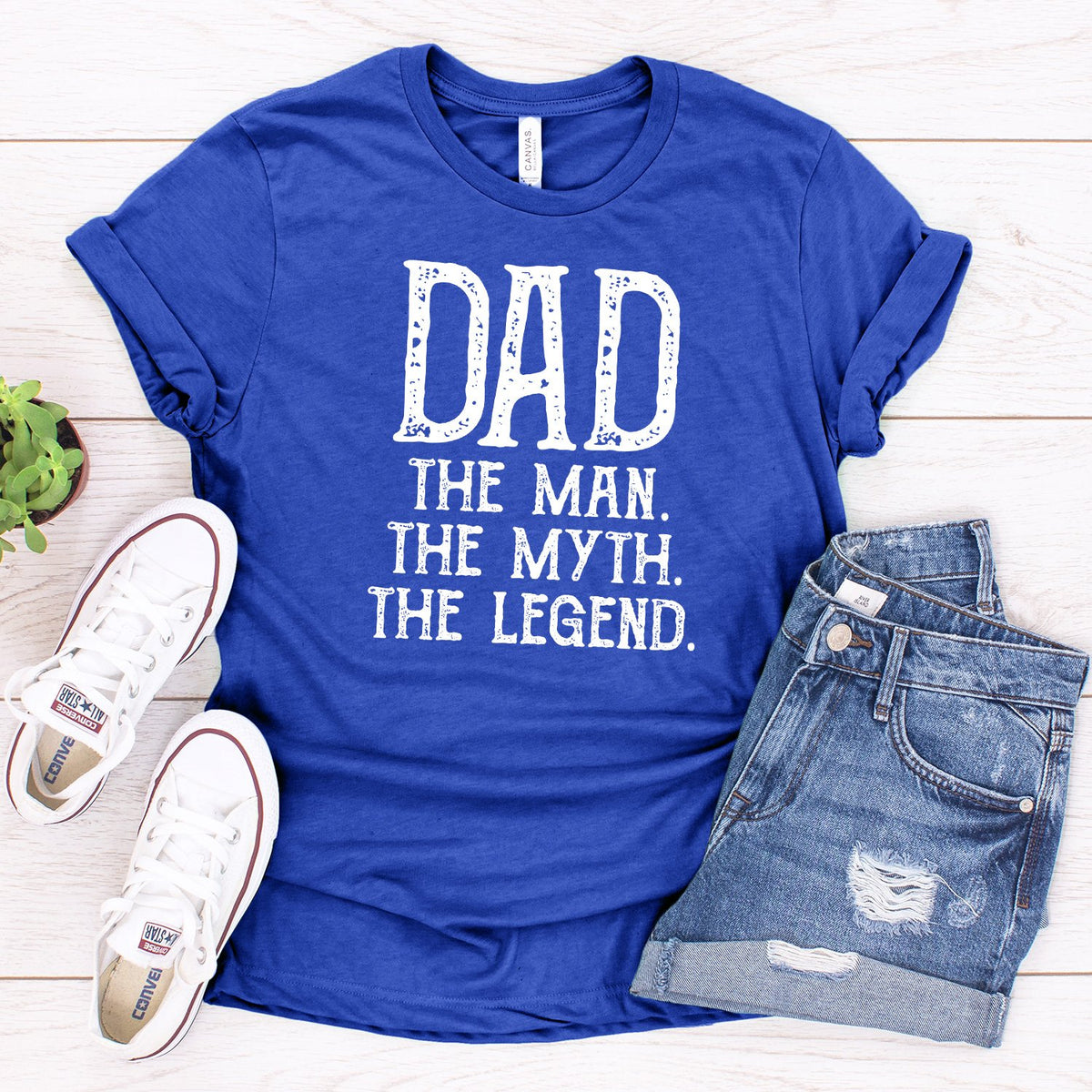 DAD The Man The Myth The Legend - Short Sleeve Tee Shirt