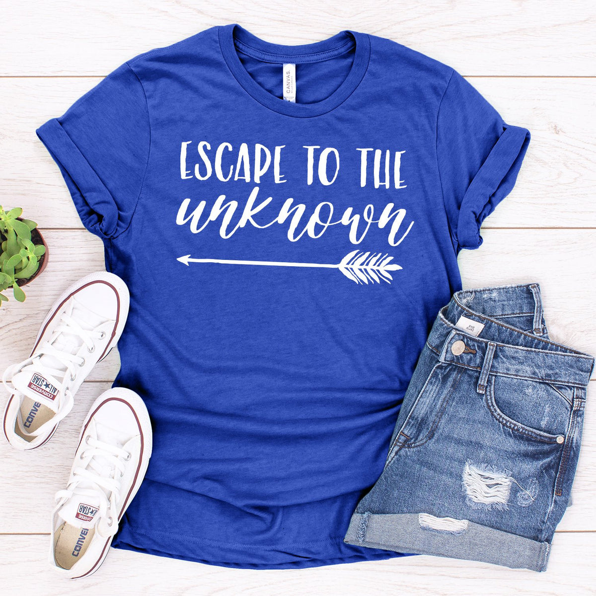 Escape to The Unknown - Short Sleeve Tee Shirt