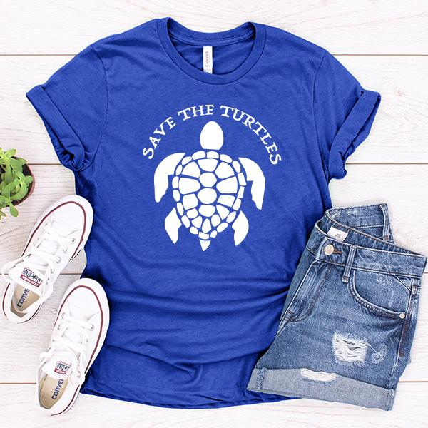 Save The Turtles - Short Sleeve Tee Shirt