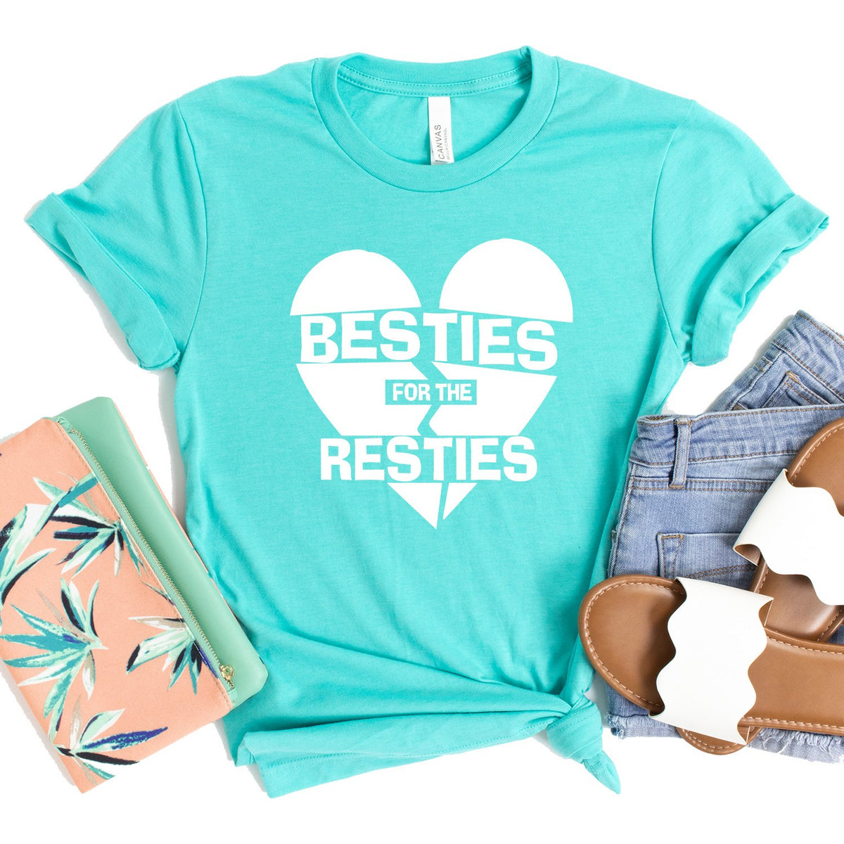 Besties For The Resties - Short Sleeve Tee Shirt