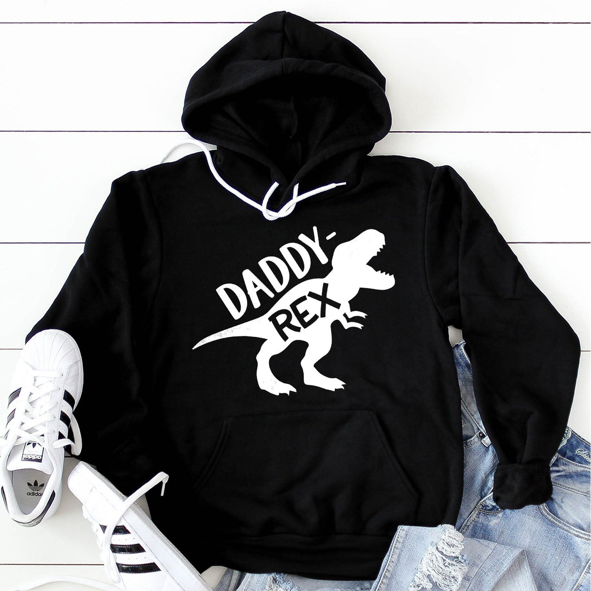 Daddy Rex Dinosaur - Hoodie Sweatshirt