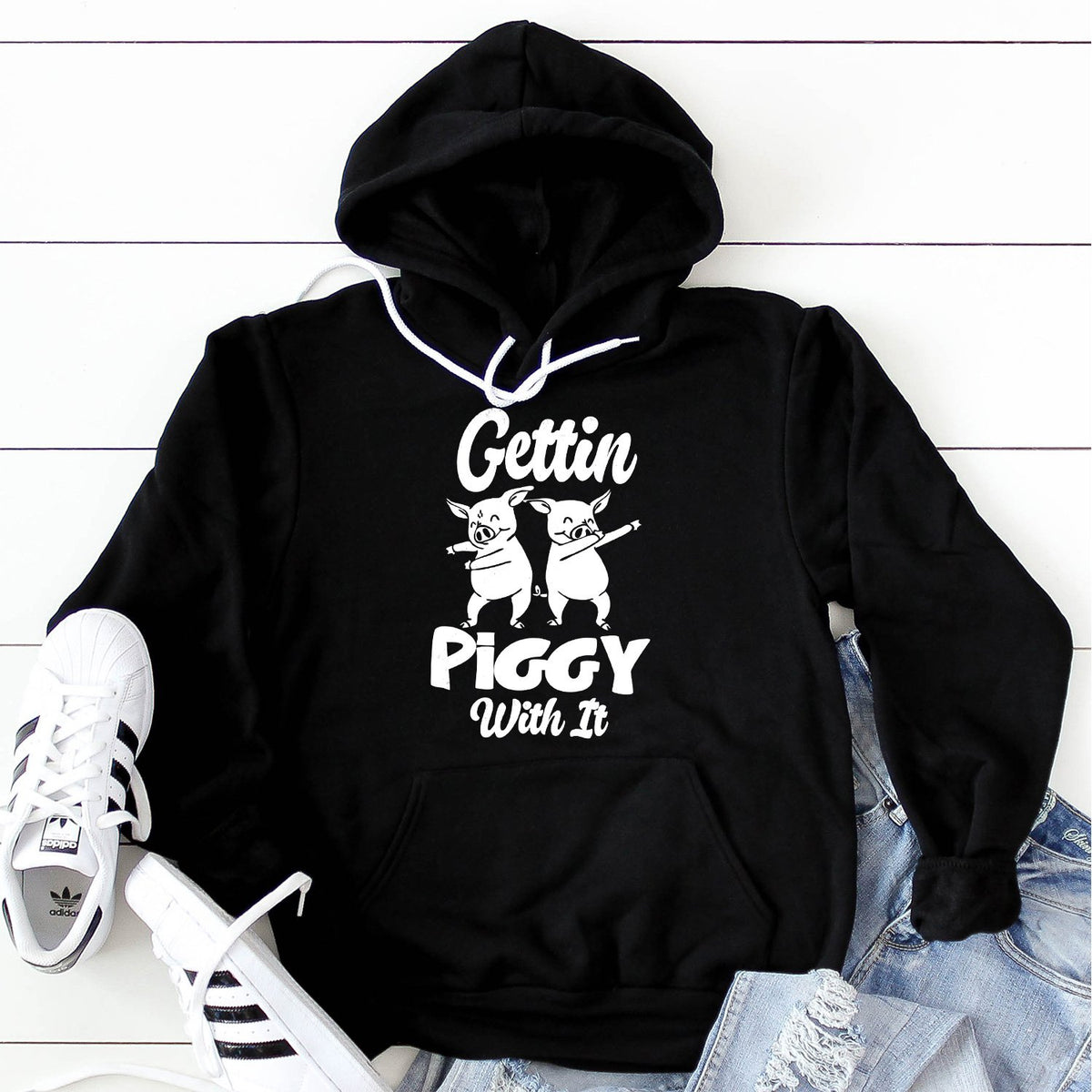 Gettin Piggy With It - Hoodie Sweatshirt