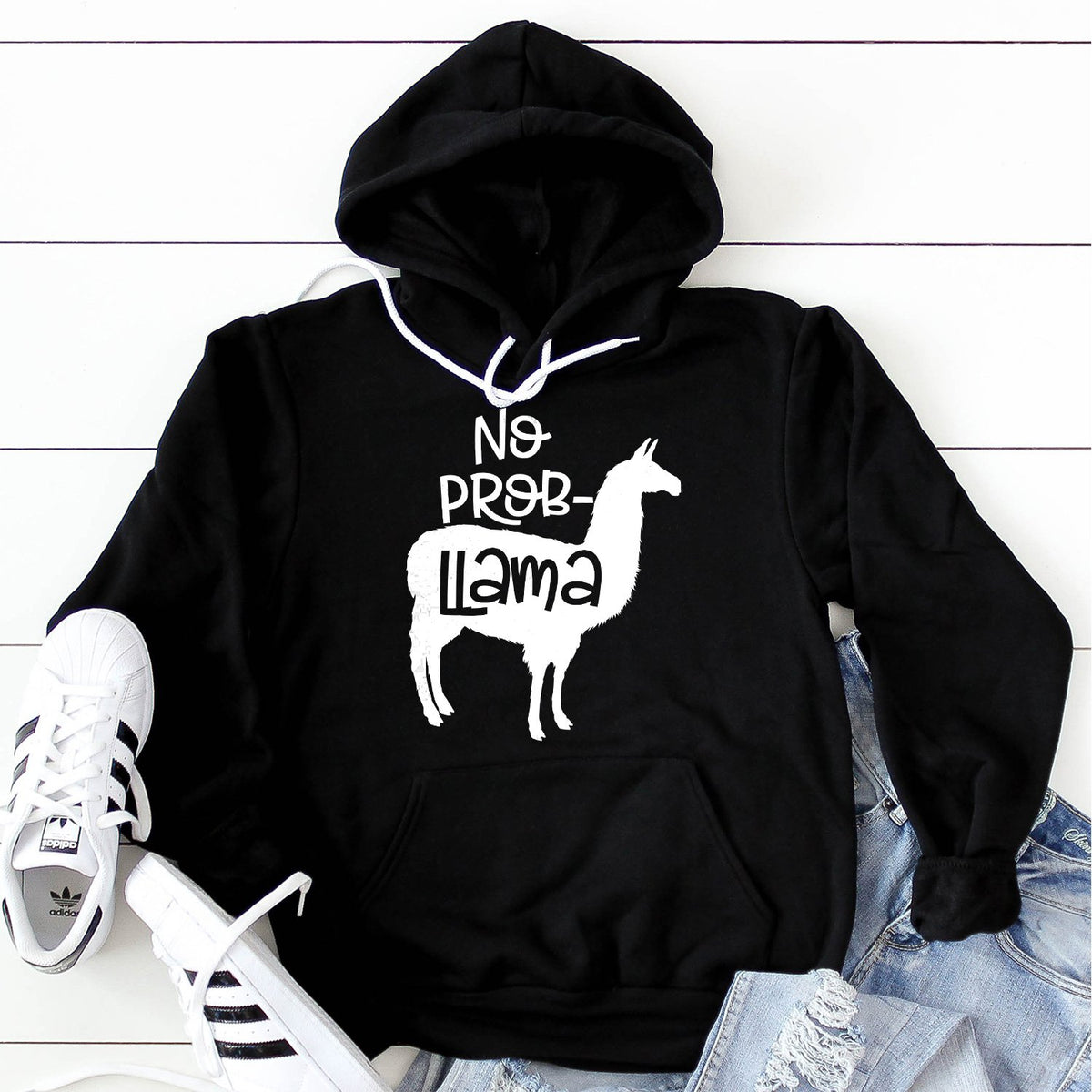 No Problem Llama - Hoodie Sweatshirt