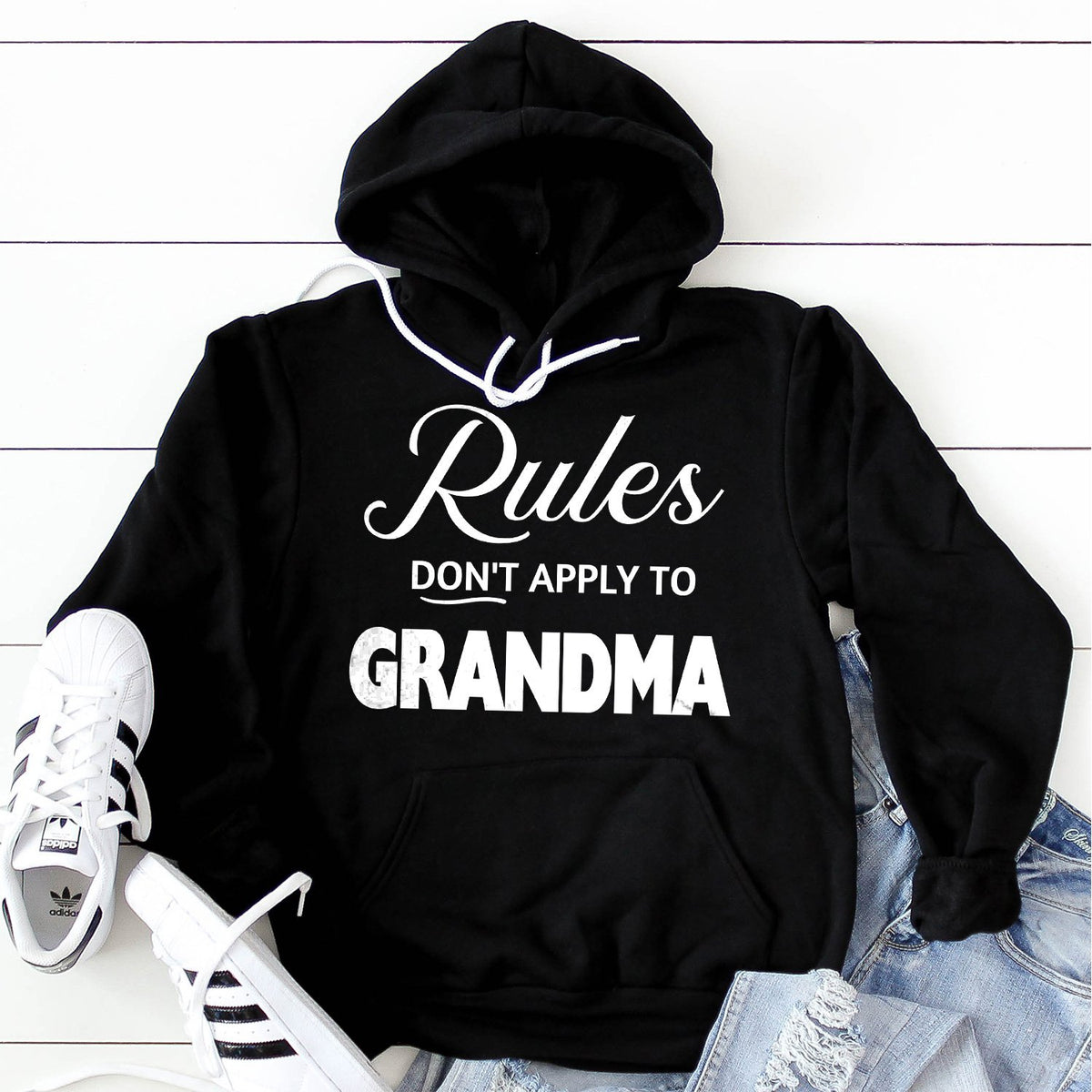 Rules Don&#39;t Apply To Grandma - Hoodie Sweatshirt