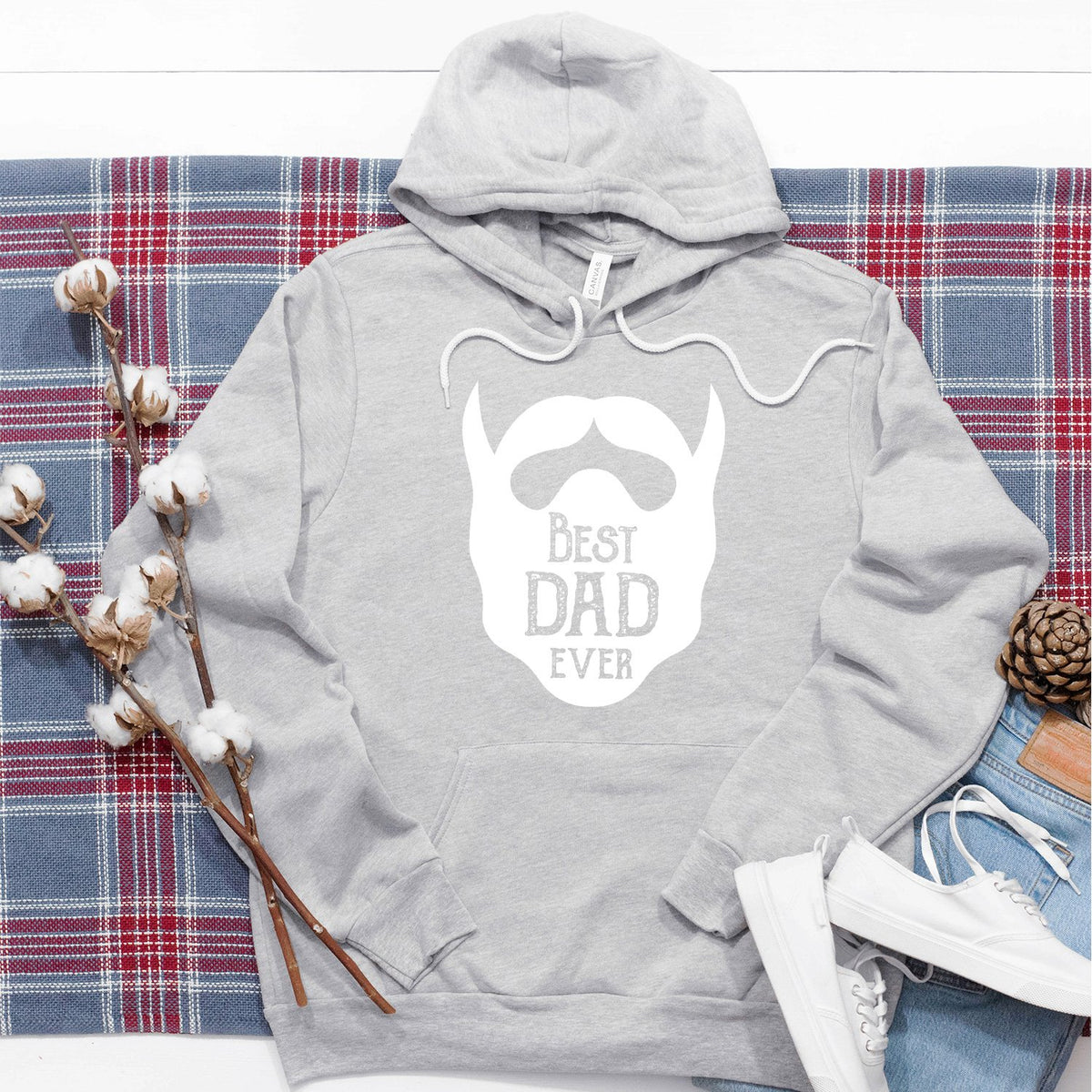 Best Dad Ever Beard - Hoodie Sweatshirt