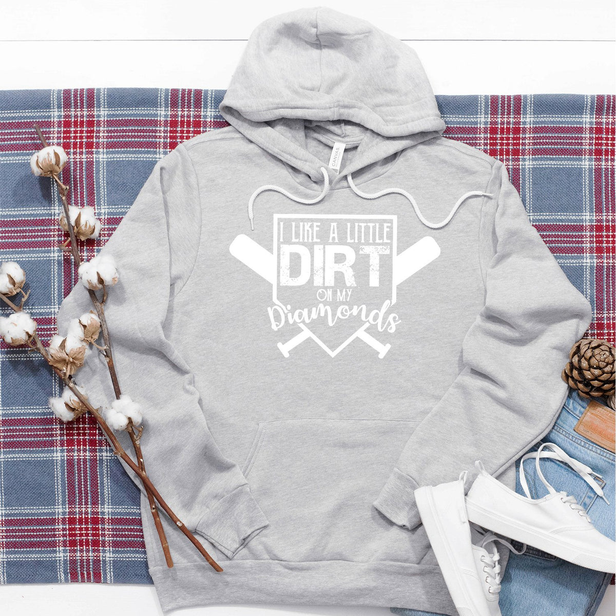 I Like A Little Dirt On My Diamonds - Hoodie Sweatshirt