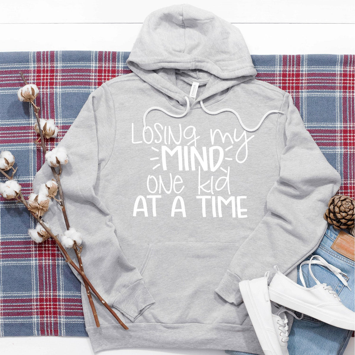 Losing My Mind One Kid At A Time - Hoodie Sweatshirt