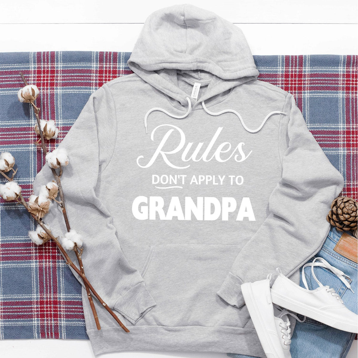 Rules Don&#39;t Apply To Grandpa - Hoodie Sweatshirt