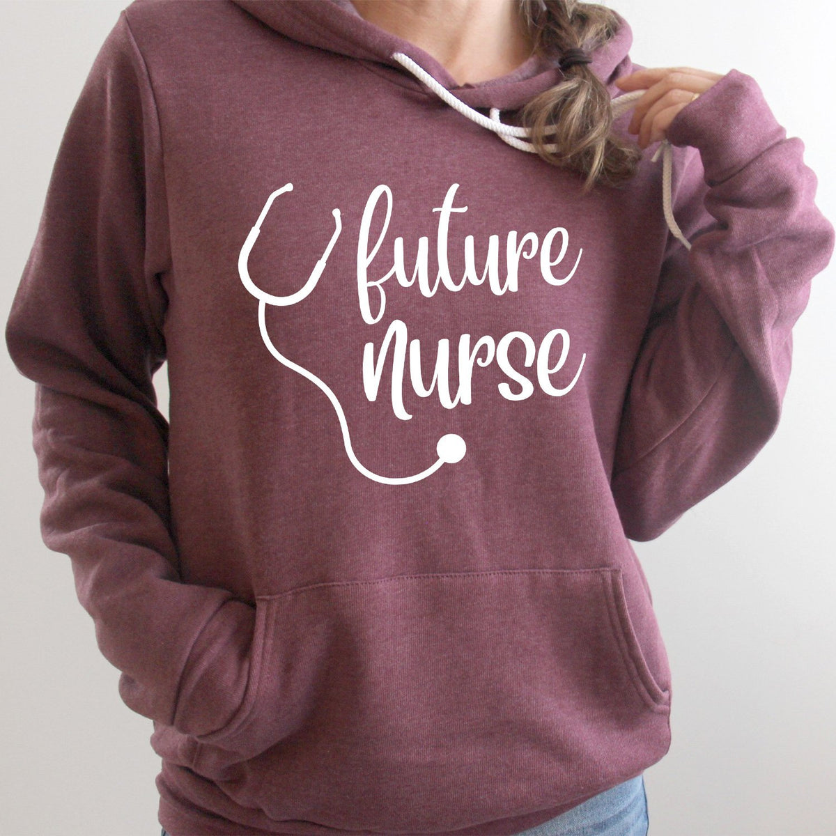 Future Nurse with Stethoscope - Hoodie Sweatshirt