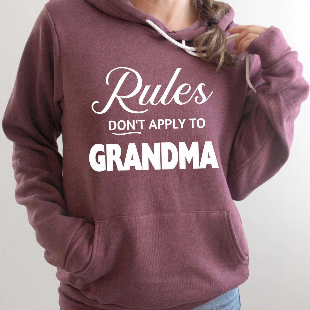 Rules Don&#39;t Apply To Grandma - Hoodie Sweatshirt