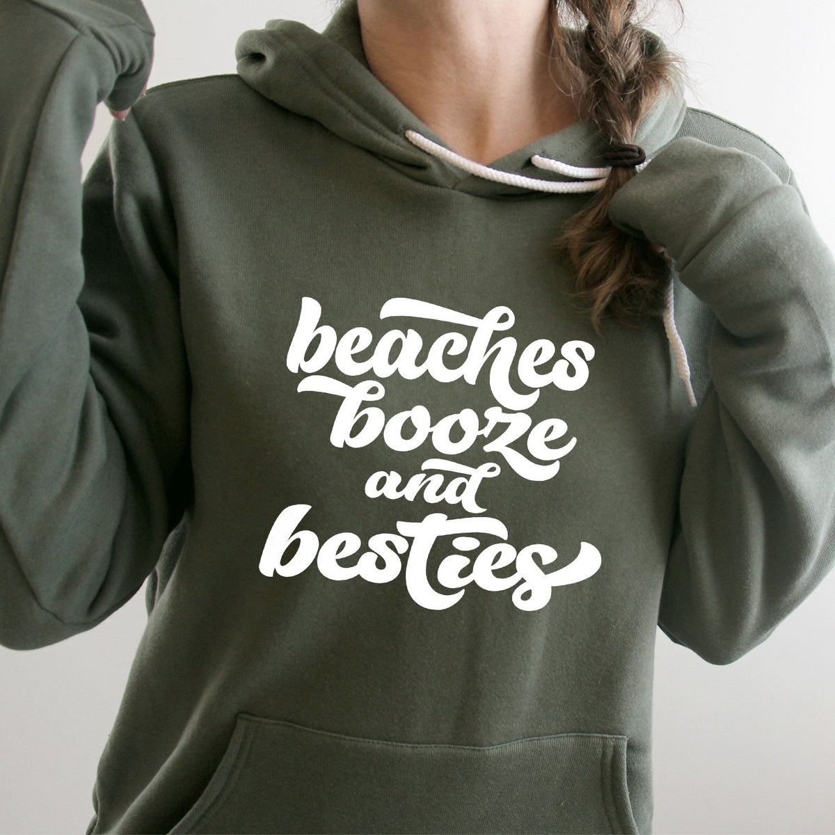 Beaches Booze and Besties - Hoodie Sweatshirt