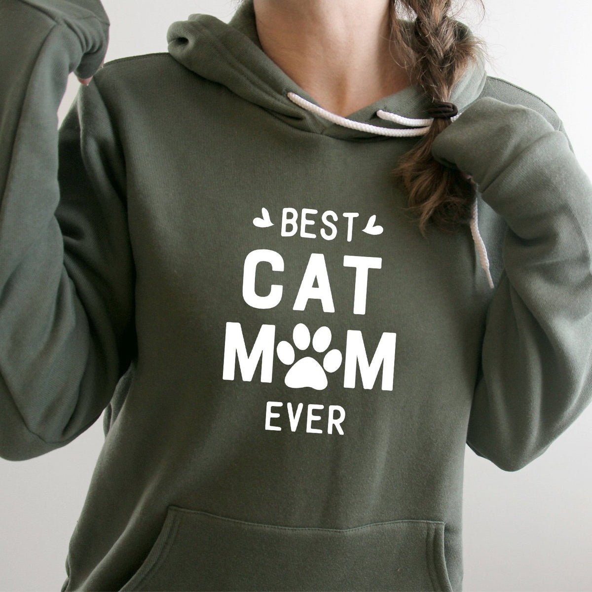 Best Cat Mom Ever - Hoodie Sweatshirt
