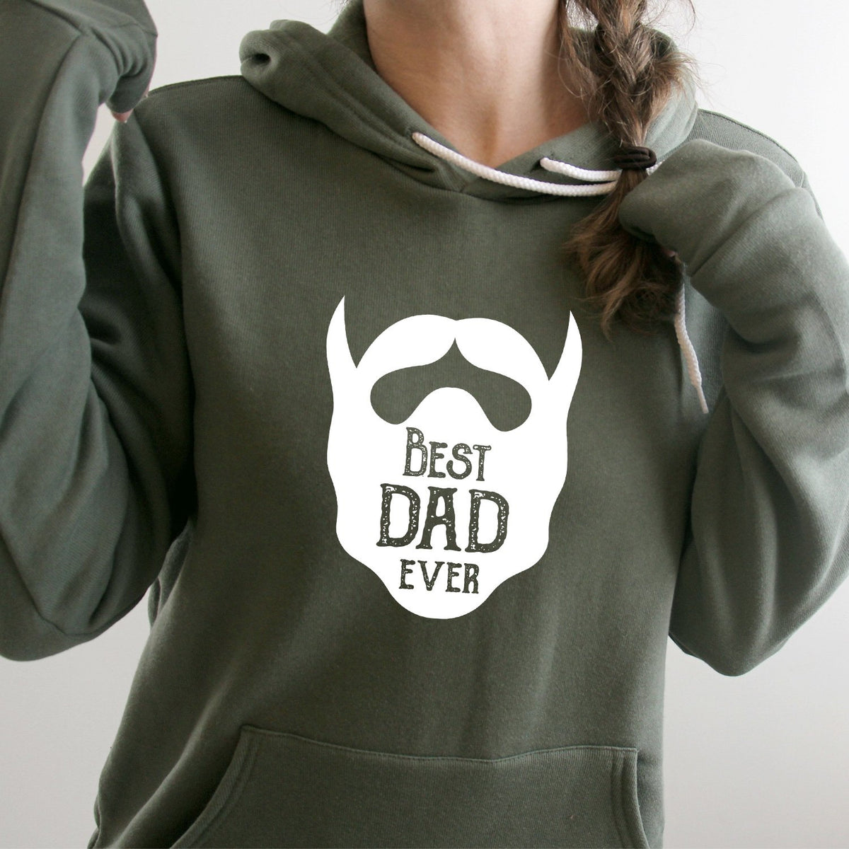 Best Dad Ever Beard - Hoodie Sweatshirt