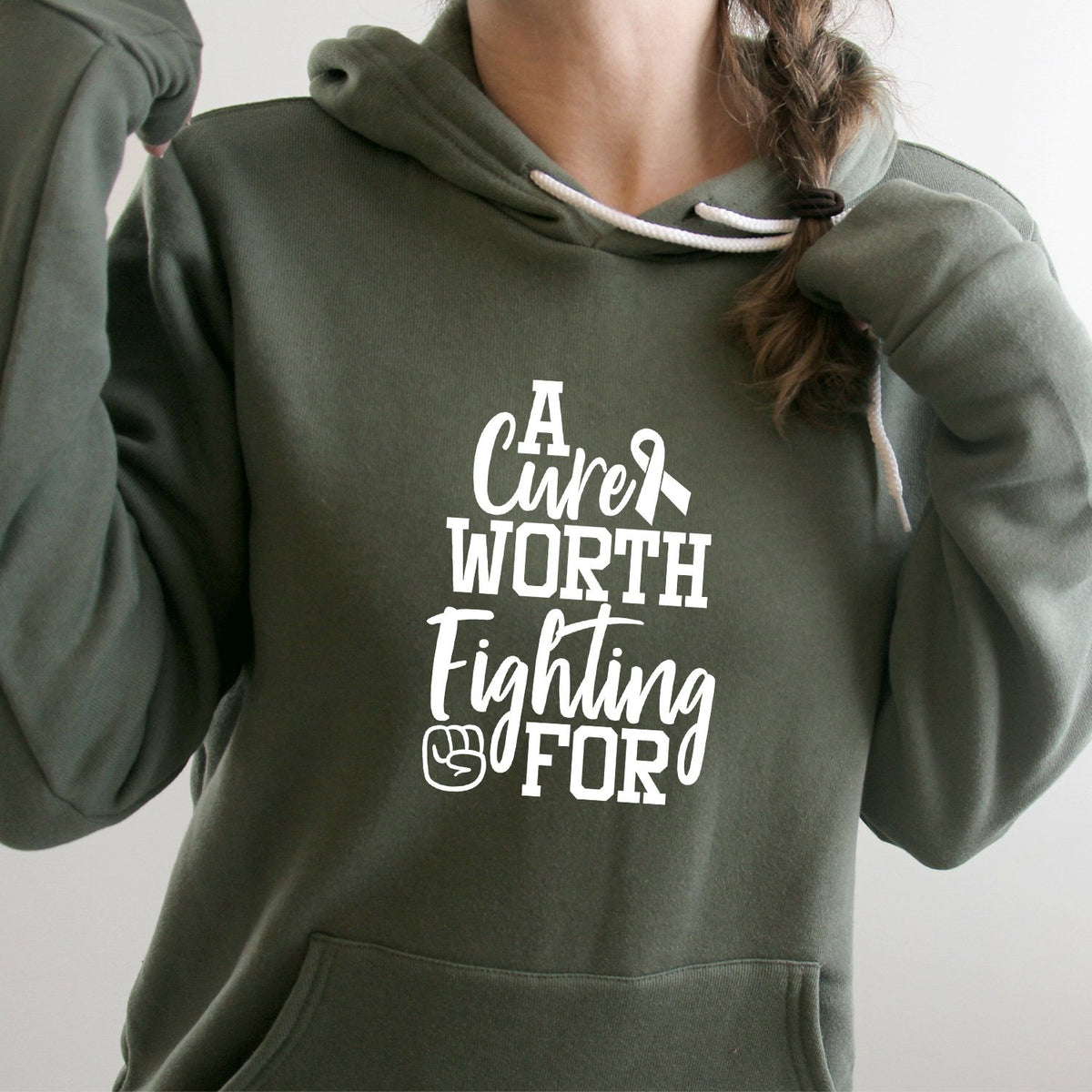 A Cure Worth Fighting For - Hoodie Sweatshirt