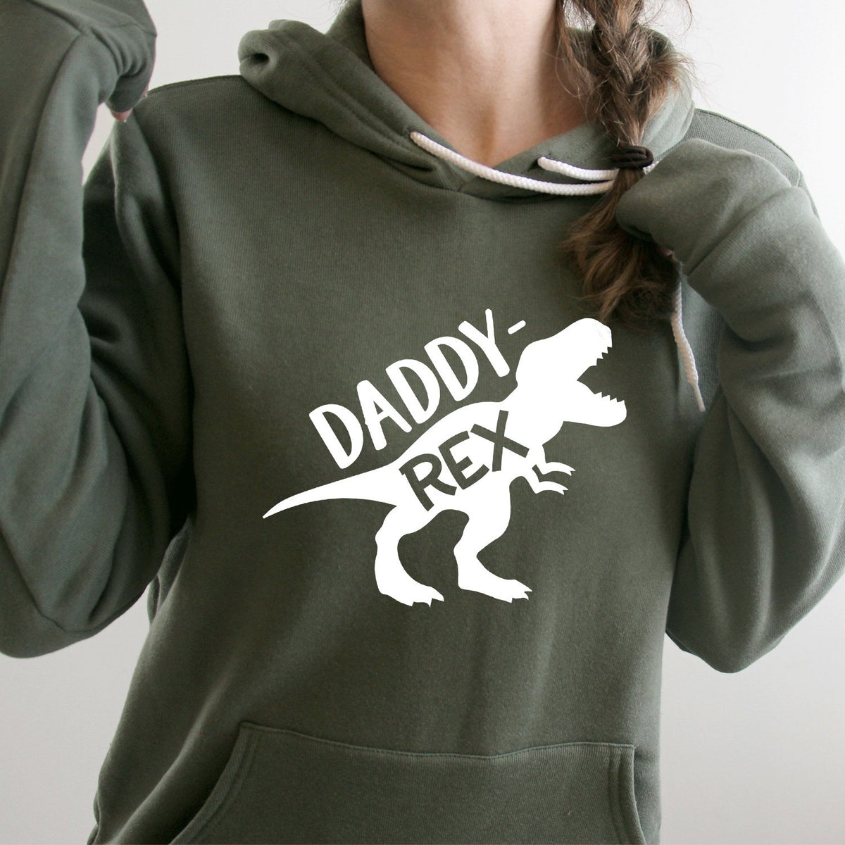 Daddy Rex Dinosaur - Hoodie Sweatshirt