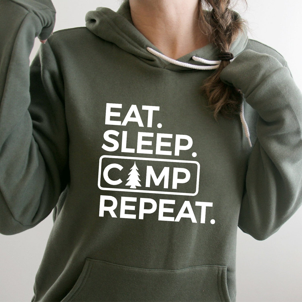 Eat Sleep Camp Repeat - Hoodie Sweatshirt