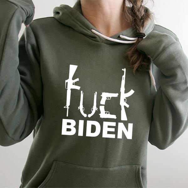 Fuck Biden Guns - Hoodie Sweatshirt