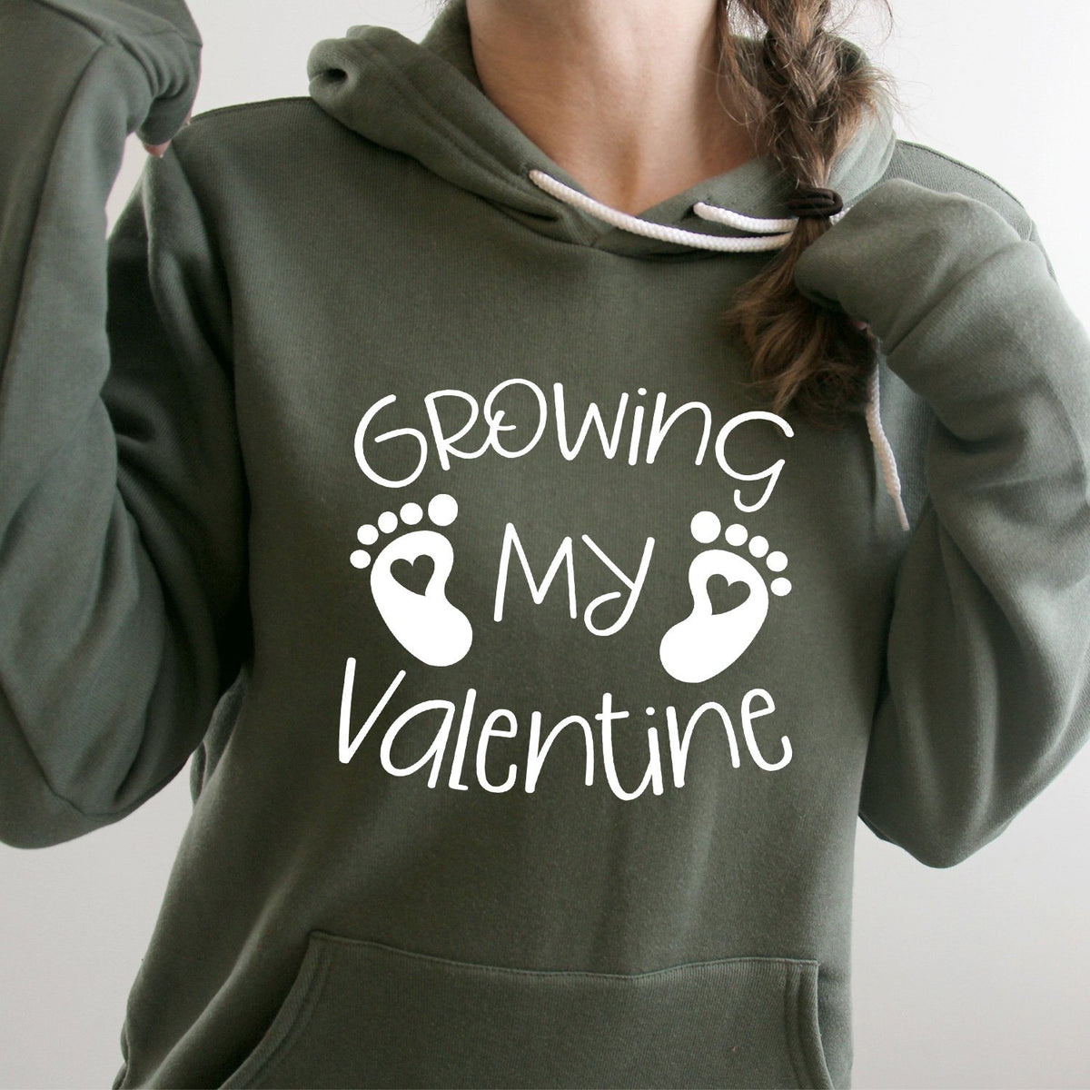 Growing My Valentine - Hoodie Sweatshirt