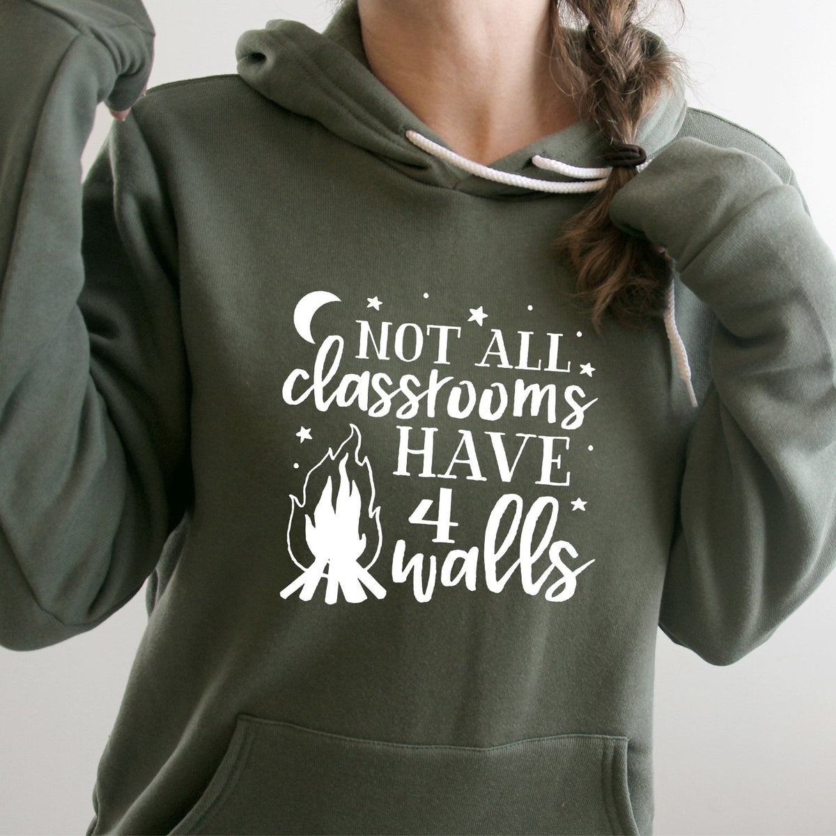 Not All Classrooms Have 4 Walls - Hoodie Sweatshirt